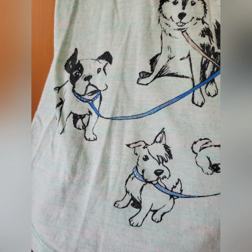 Justice Mint Green Tee with Blue Accent